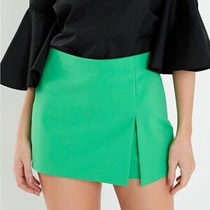 Anthropologie English Factory Green Skort